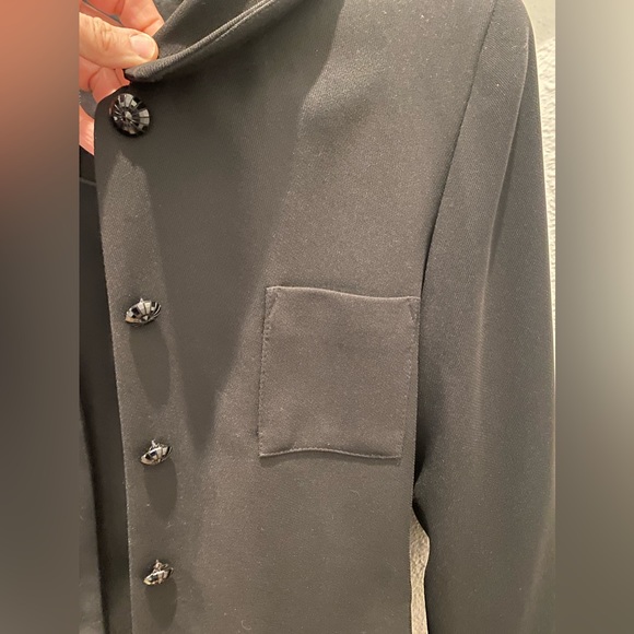 2 piece black dress and jacket by Carol Little size 10 - Picture 10 of 16